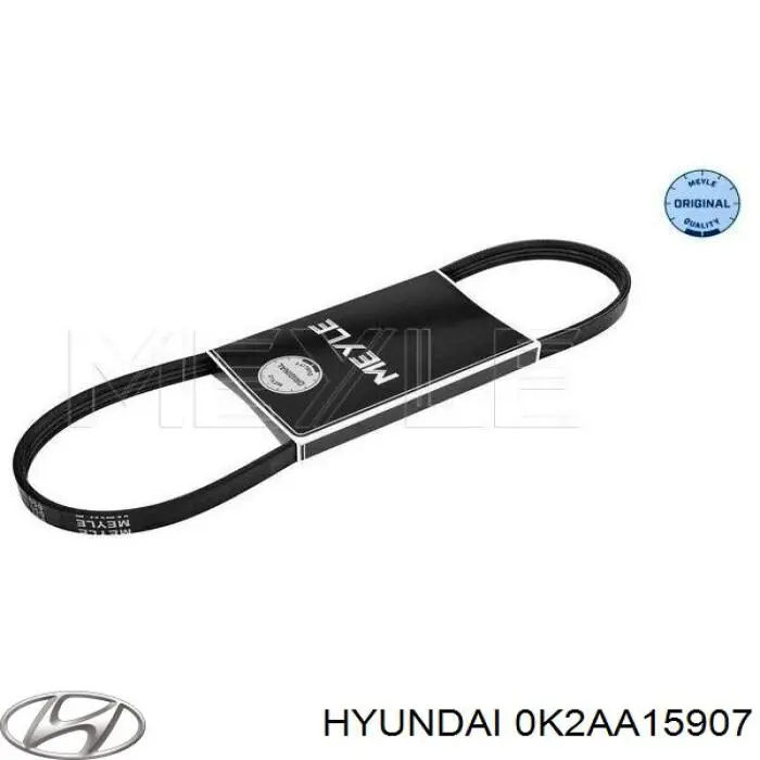 Купити 0K2AA15907 Hyundai/Kia Ремінь генератора