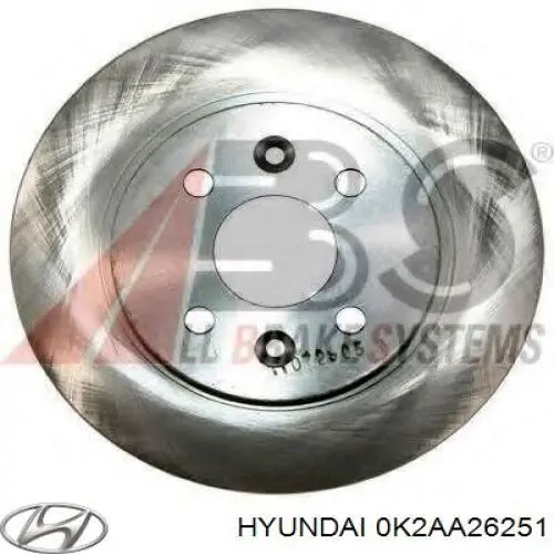 Задні дискові гальма Hyundai/Kia 0K2AA26251 ціна, від 23.11 USD