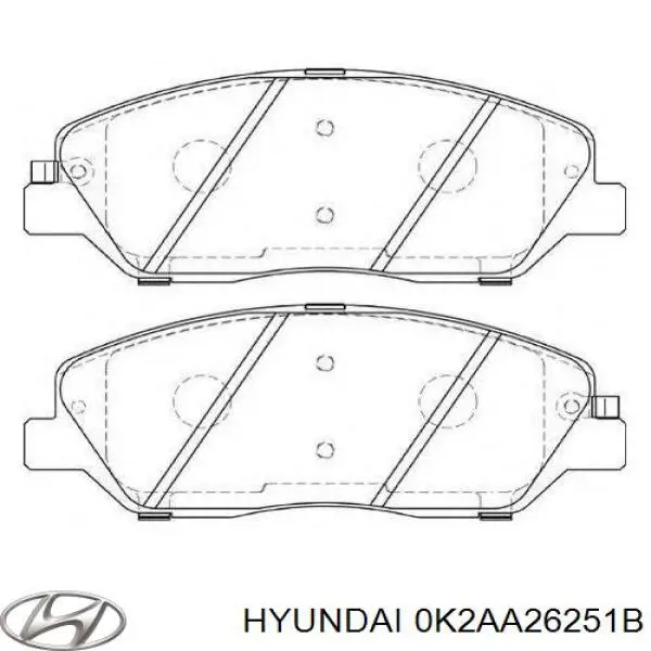 Диск гальмівний задній Hyundai/Kia 0K2AA26251B