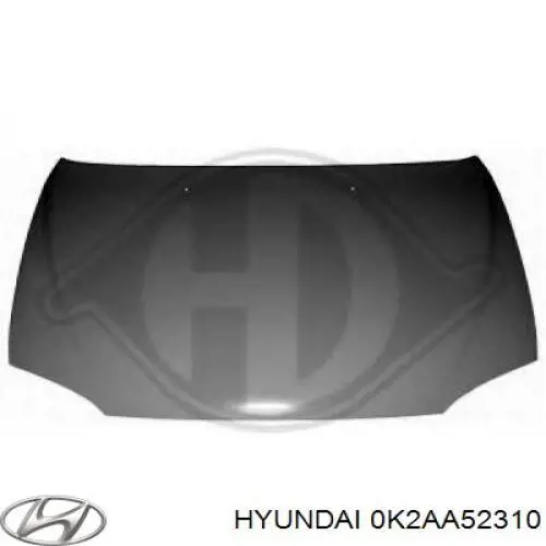 Купити 0K2AA52310 Hyundai/Kia Капот