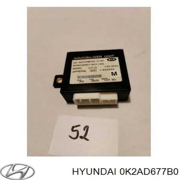 Модуль управління іммобілайзера (ЕБУ) Hyundai/Kia 0K2AD677B0 ціна, від 53.67 USD