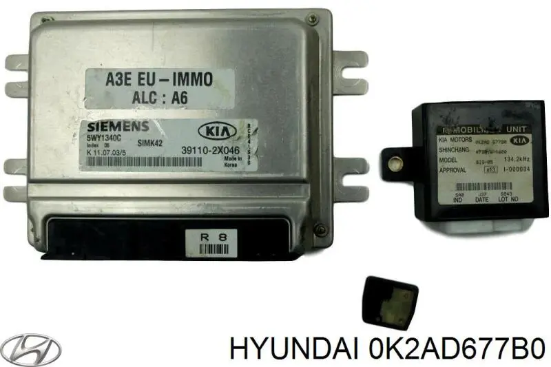 Модуль управління (ЕБУ) іммобілайзеру 0K2AD677B0 Hyundai/Kia