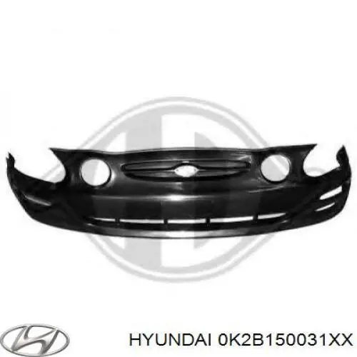 Бампер на авто Hyundai/Kia 0K2B150031XX ціна, від 64.39 USD