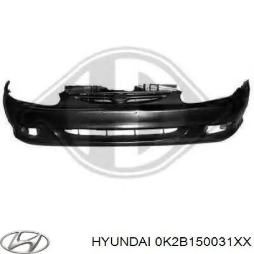 Купити 0K2B150031XX Hyundai/Kia Буфер (бампер) передній