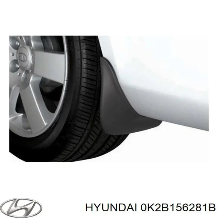 Купити 0K2B156281B Hyundai/Kia Підкрилок заднього крила, лівий