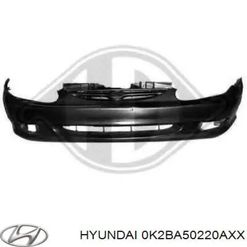 0K2BA50220AXX Hyundai/Kia бампер задній