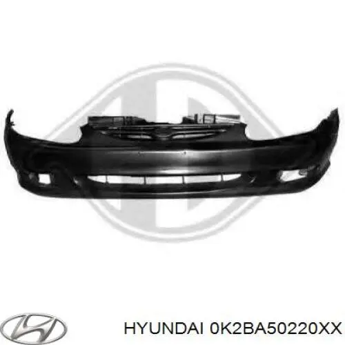 Кожух бампера заднього Hyundai/Kia 0K2BA50220XX ціна, від  USD