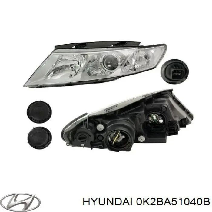 Купити 0K2BA51040B Hyundai/Kia Основна фара в зборі ліва