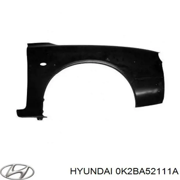 Крило переднє праве Hyundai/Kia 0K2AA52111 ціна, від 316.31 USD
