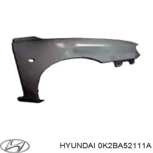 0K2AA52111 Hyundai/Kia крило переднє праве