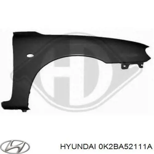 Купити 0K2AA52111 Hyundai/Kia Крила