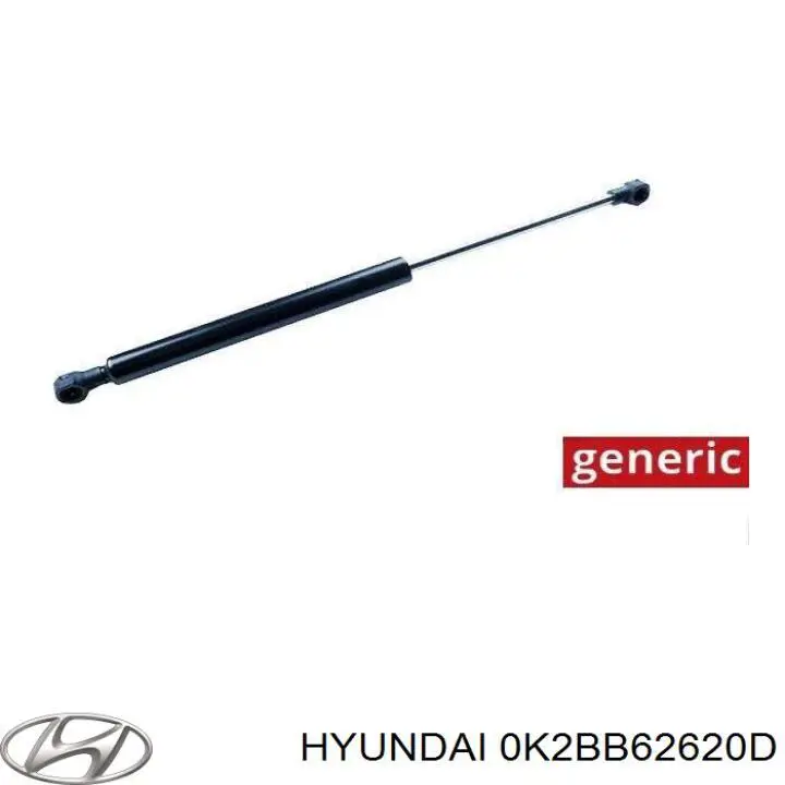 Амортизатор двері задньої Hyundai/Kia 0K2BB62620D ціна, від 129.41 USD
