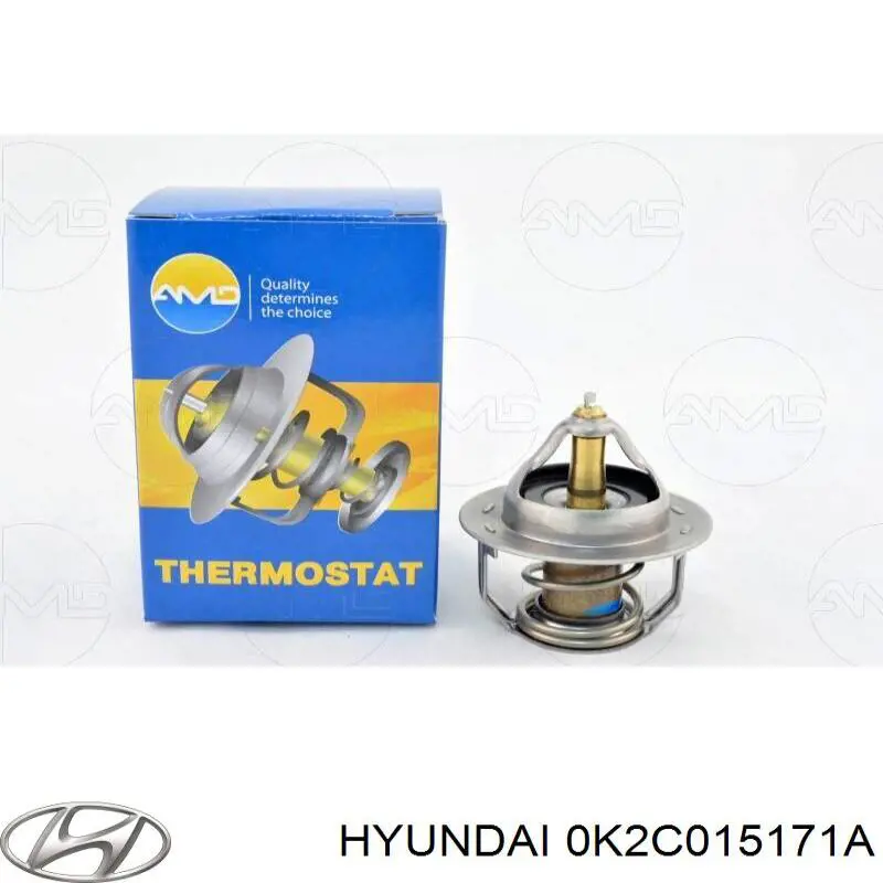 Термостат в зборі Hyundai/Kia 0K2C015171A