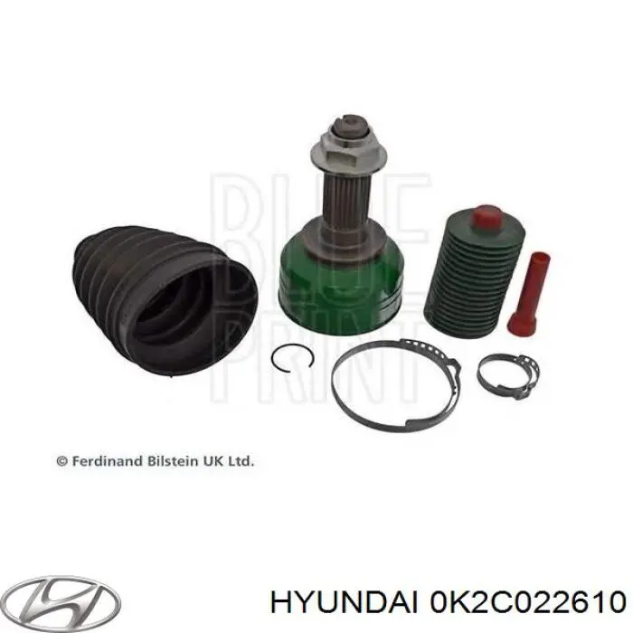 0K2C022610 Hyundai/Kia Привід лівий