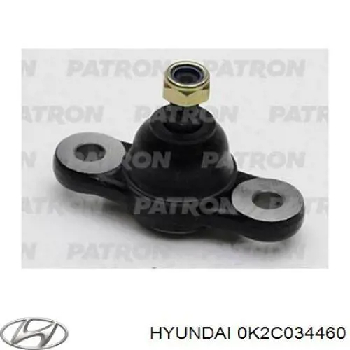 Сайлентблок переднього важеля 0K2C034460 Hyundai/Kia