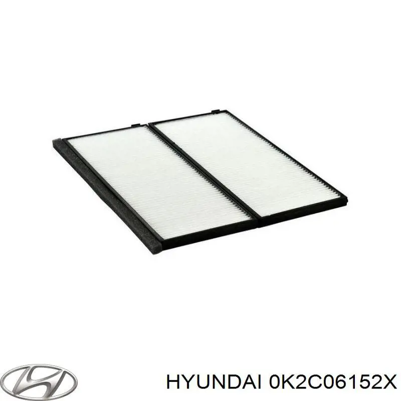 Купити 0K2C06152X Hyundai/Kia Фільтр салону вугільний