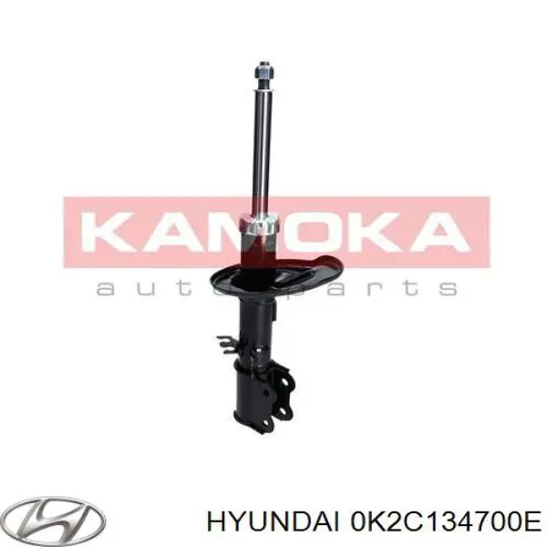 Амортизатор передній, правий 0K2N134700C Hyundai/Kia