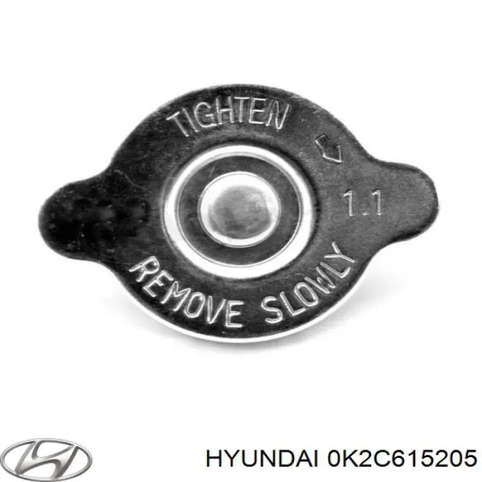 Кришка радіатора 0K2C615205 Hyundai/Kia
