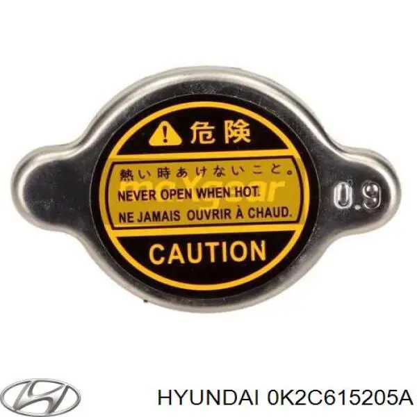 Купити 0K2C615205A Hyundai/Kia Кришка радіатора