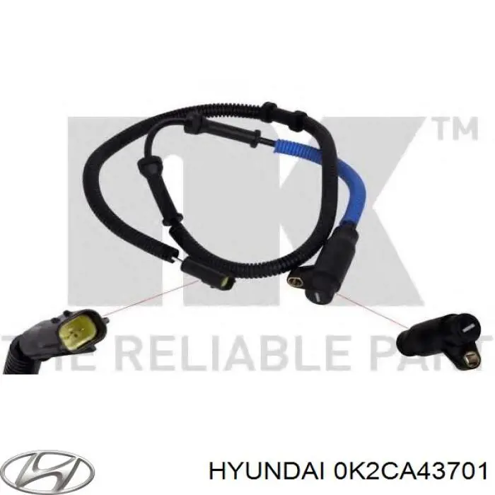 ABSK06 Japan Parts Датчик АБС (ABC) передній, лівий