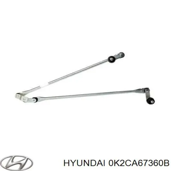 Трапеція склоочисника 0K2CA67360B Hyundai/Kia