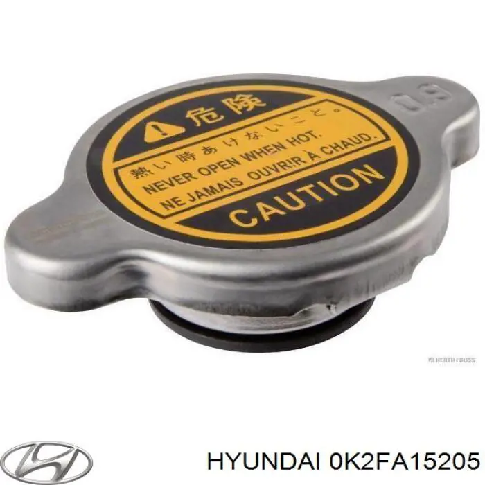 Пробка радіатора Hyundai/Kia 0K2FA15205