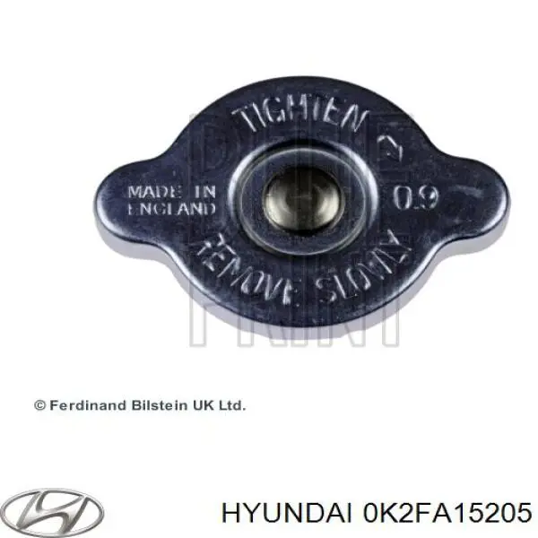 Кришка бачка радіатора Hyundai/Kia 0K2FA15205 ціна, від 5.13 USD