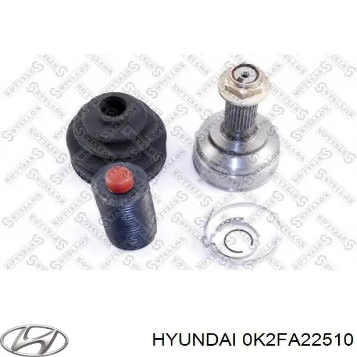 Граната колісна Hyundai/Kia 0K2FA22510 ціна, від 27.69 USD
