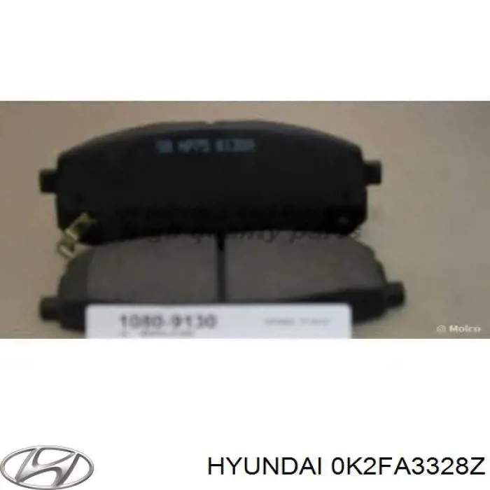 0K2FA3328Z Hyundai/Kia колодки гальмівні передні, дискові