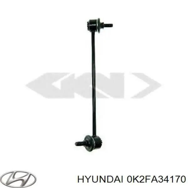 Стійка стабілізатора переднього, ліва 0K2FA34170 Hyundai/Kia