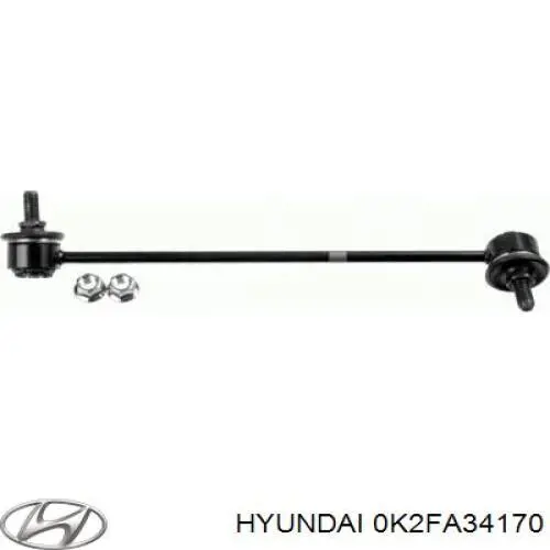 0K2FA34170 Hyundai/Kia Стійка стабілізатора, переднього, ліва