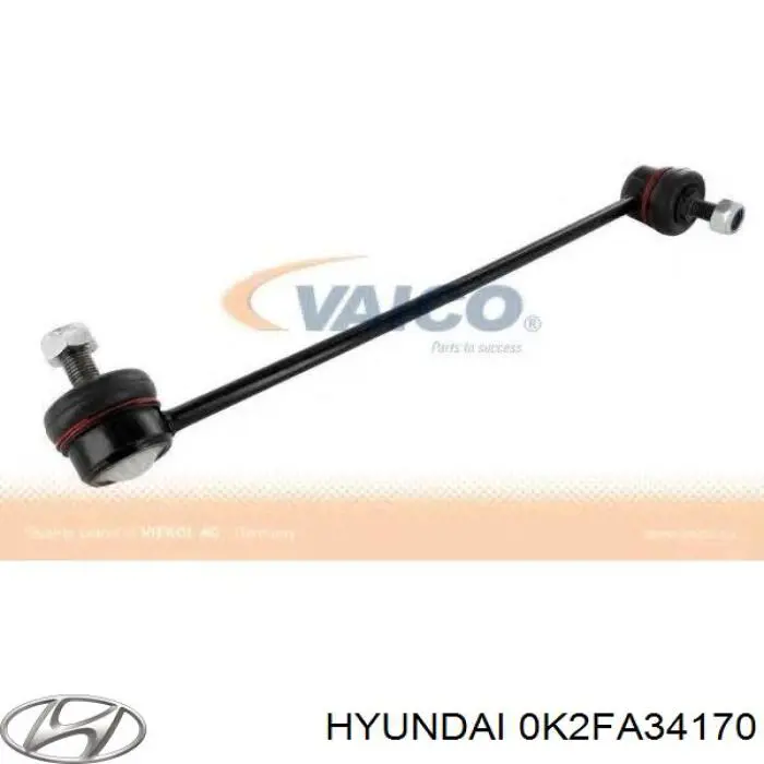 0K2FA34170 Hyundai/Kia Стійка стабілізатора, переднього, ліва