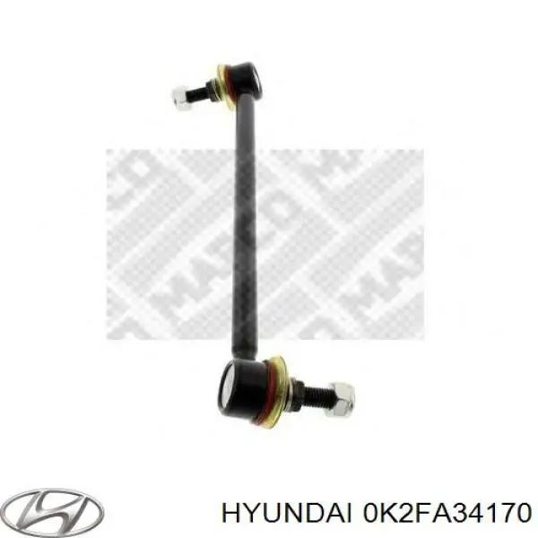 Тяжка стабілізатора, переднього, ліва Hyundai/Kia 0K2FA34170 ціна, від 8.05 USD