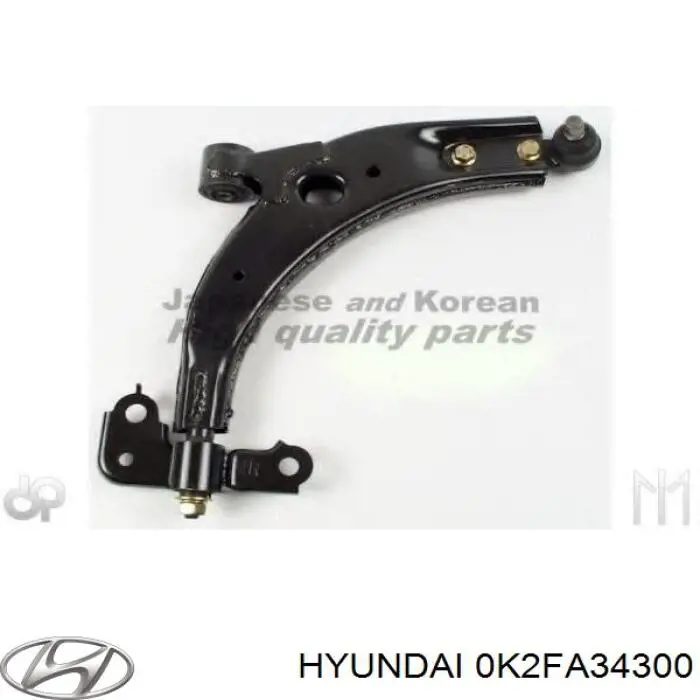 Купити 0K2FA34300 Hyundai/Kia Важіль передньої підвіски нижній, правий