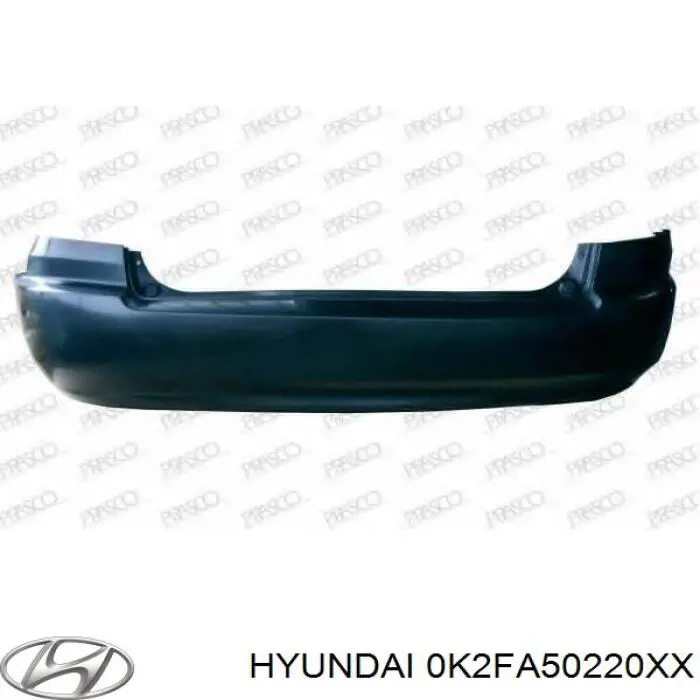 Кожух бампера заднього KIA Carens I мінівен (FJ) (2002 - 2006) ціна, від 106.50 USD