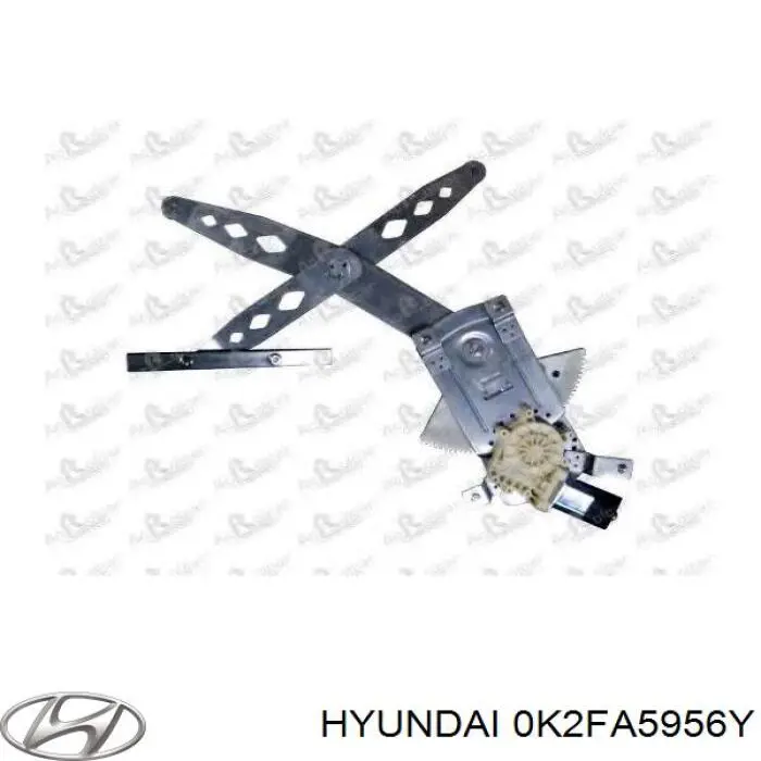 Купити 0K2FA5956Y Hyundai/Kia Мотор склопідйомника дверей передніх, лівих