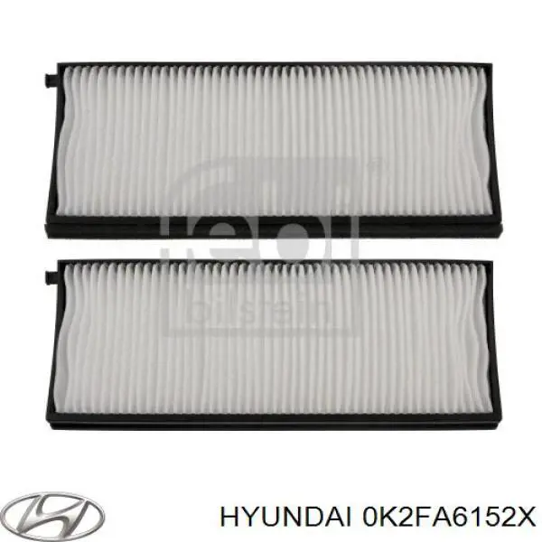 0K2FA6152X Hyundai/Kia фільтр салону