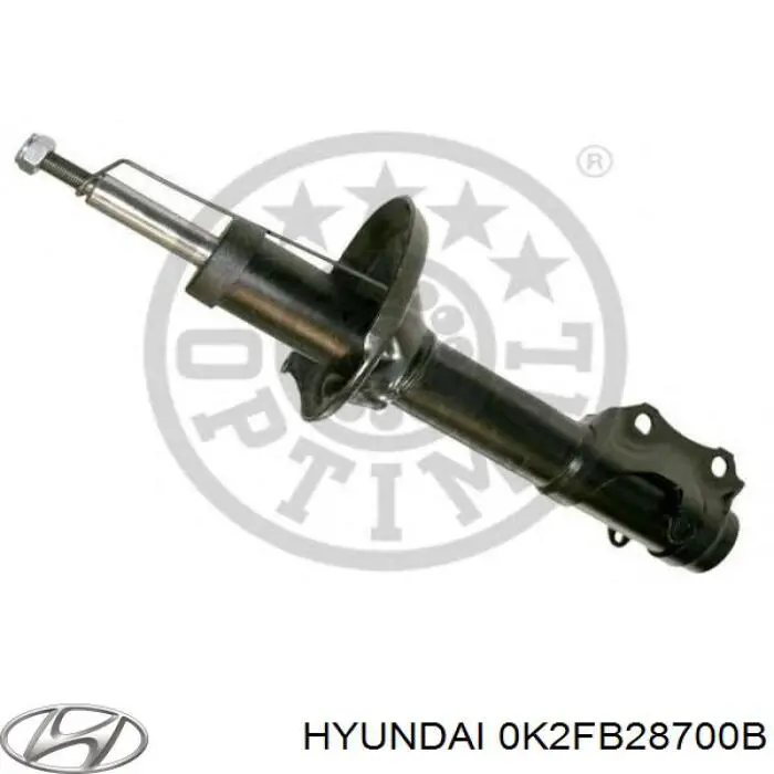 Амортизатор задній, правий 0K2FB28700B Hyundai/Kia