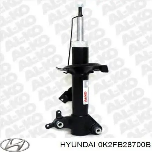 Стійка задня права Hyundai/Kia 0K2FB28700B