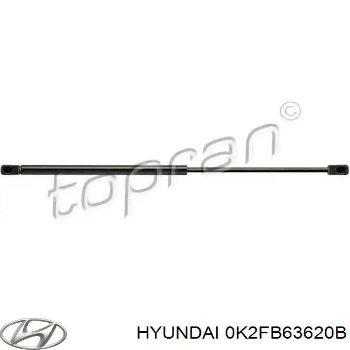 Амортизатор двері задньої Hyundai/Kia 0K2FB63620B ціна, від 14.74 USD