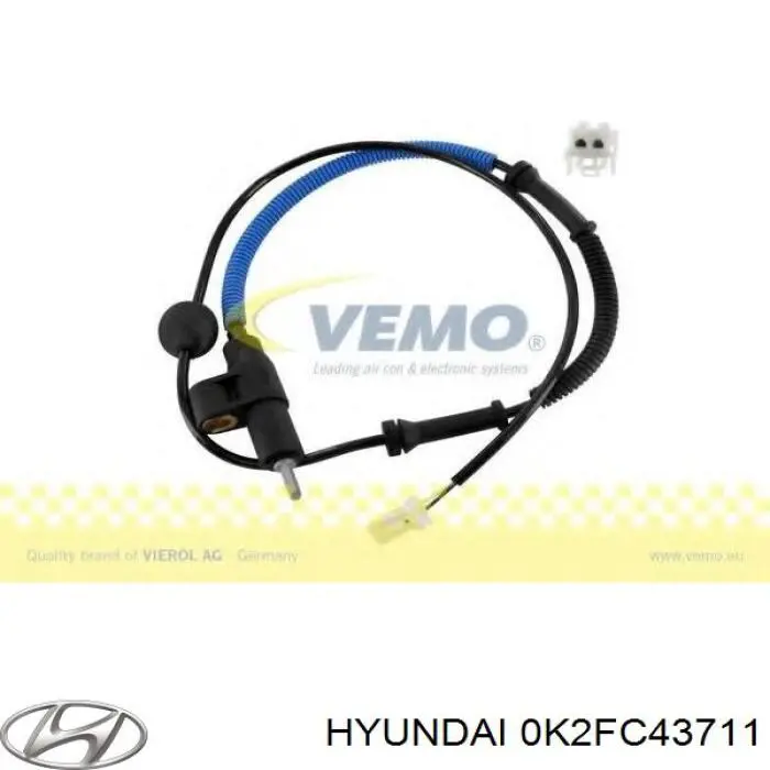 Купити 0K2FC43711 Hyundai/Kia Датчик АБС (ABS) задній