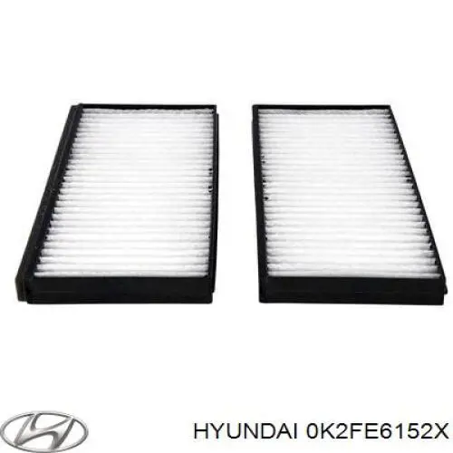 Фільтр повітряний обігрівача Hyundai/Kia 0K2FE6152X ціна, від 7.14 USD