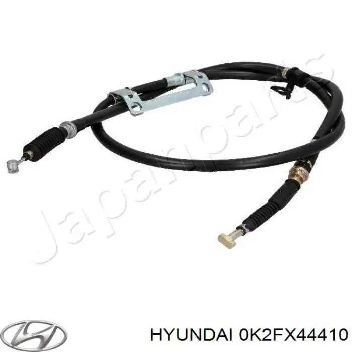 Трос ручного гальма задній, правий 0K2FX44410 Hyundai/Kia