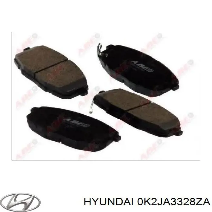 Гальмівні колодки Hyundai/Kia 0K2JA3328ZA ціна, від 20.08 USD