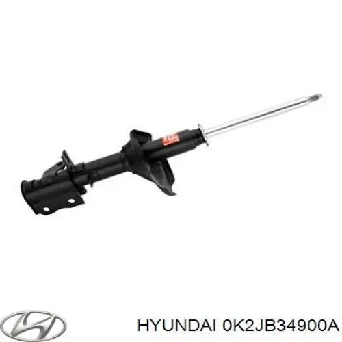 Стійка передня, ліва Hyundai/Kia 0K2JB34900A