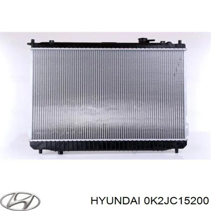 0K2JC15200 Hyundai/Kia Радіатор охолодження двигуна