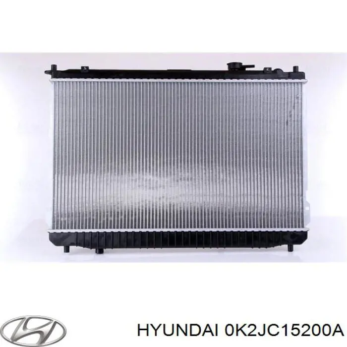 0K2JC15200A Hyundai/Kia Радіатор охолодження двигуна