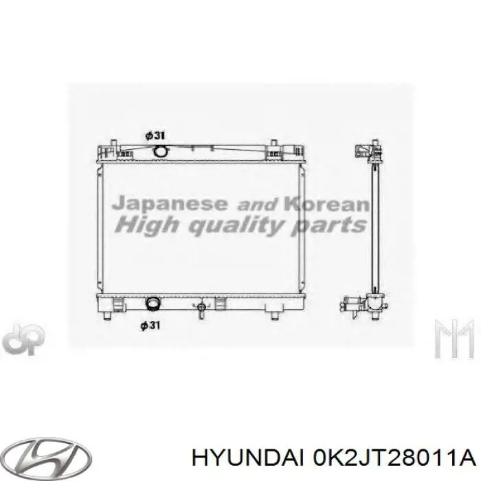 Пружини задні Hyundai/Kia 0K2JT28011A