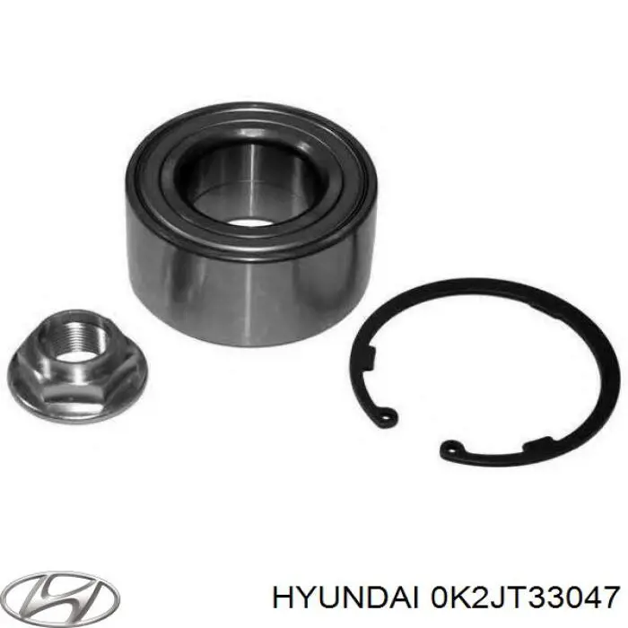 0K2JT33047 Hyundai/Kia Підшипник маточини передньої