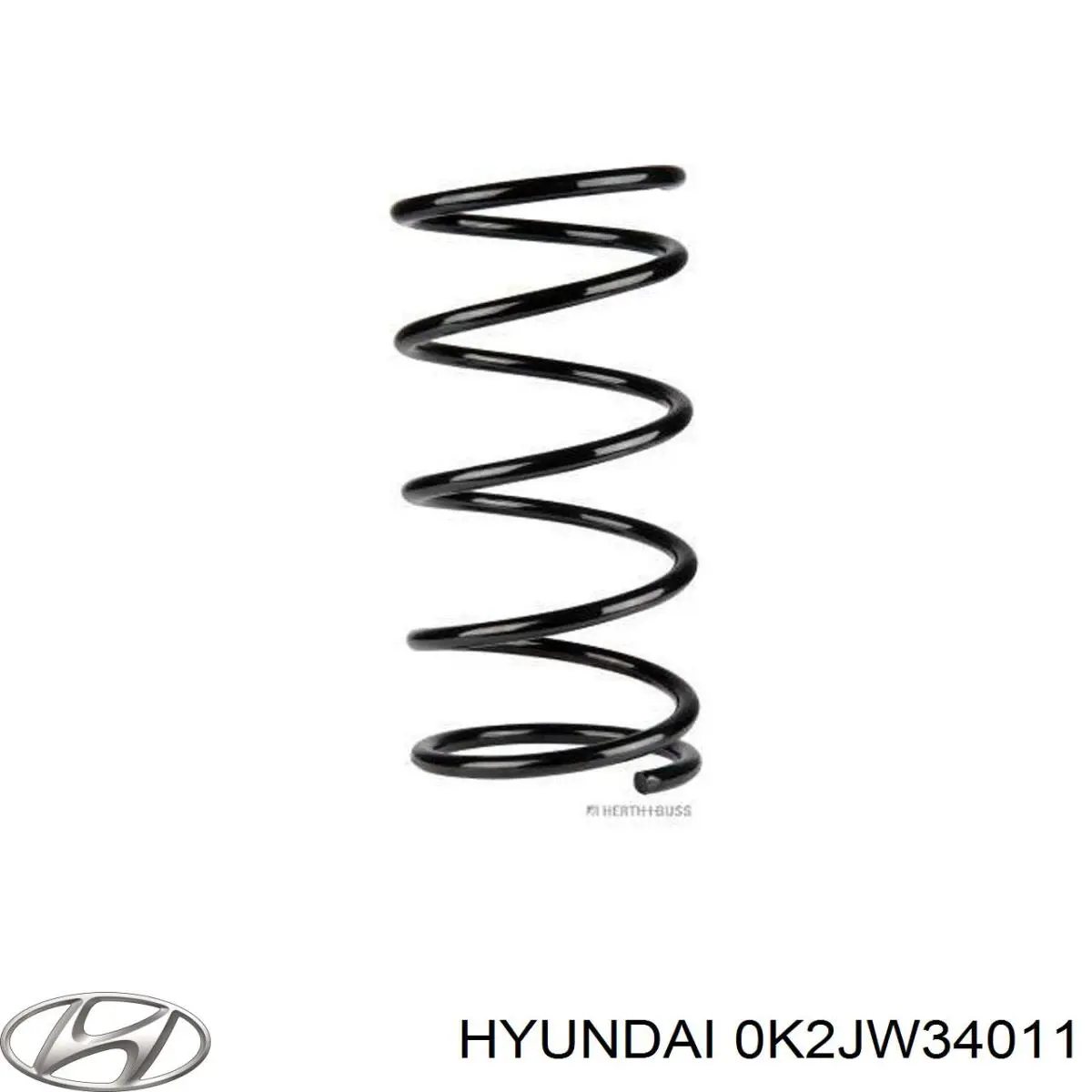 Пружина передньої підвіски Hyundai/Kia 0K2JW34011